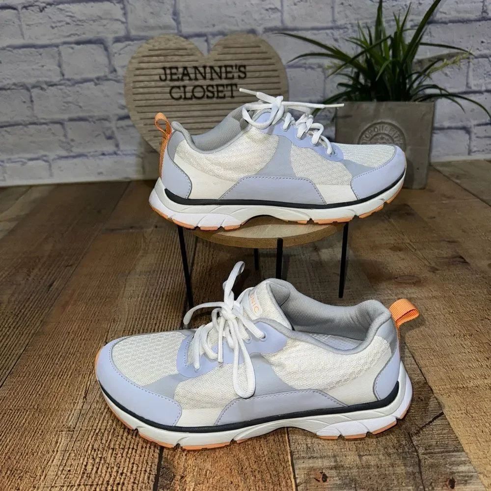Vionic Dashell Women's Lace Up Athletic Walking Shoe Blue Haze - 7.5 Medium